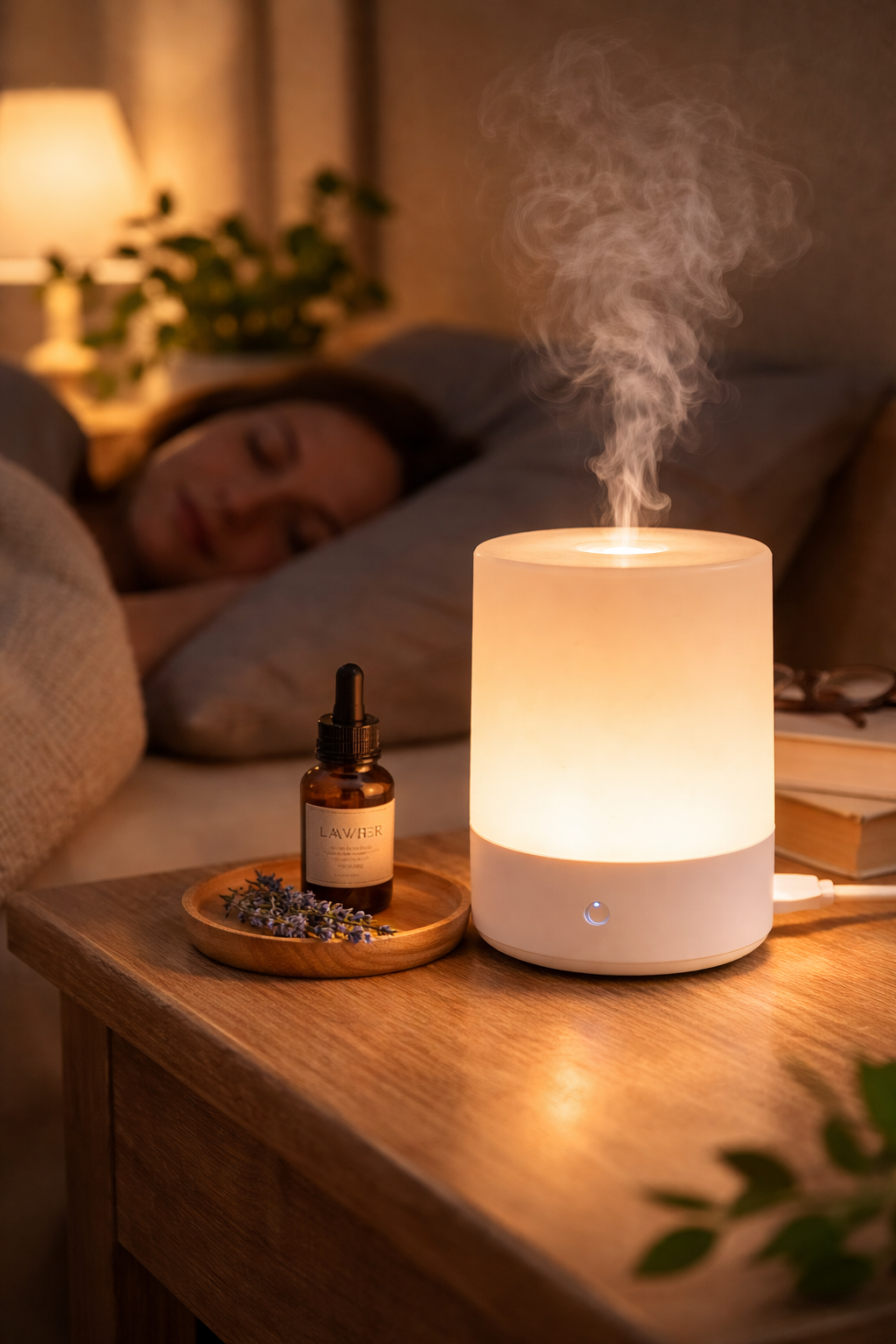 Ultrasonic Aroma Diffuser Lamp