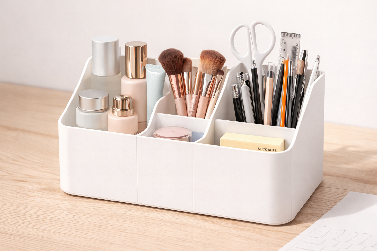 Multi-Compartment Desk Organizer