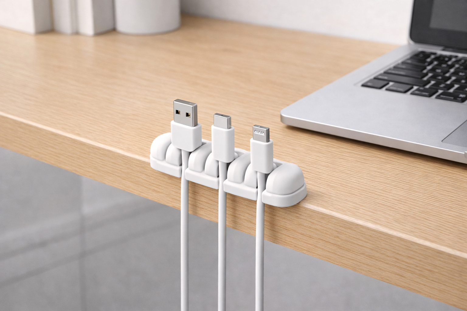 Self-Adhesive Cable Organizer Clips