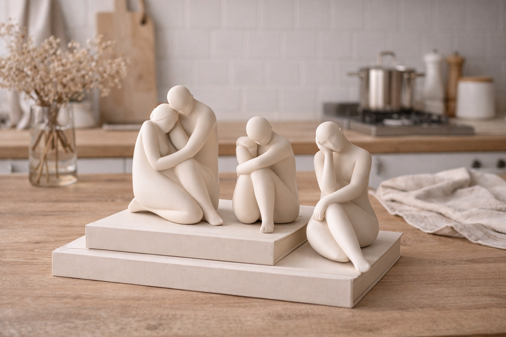 Minimalist Abstract Human Figurine Set