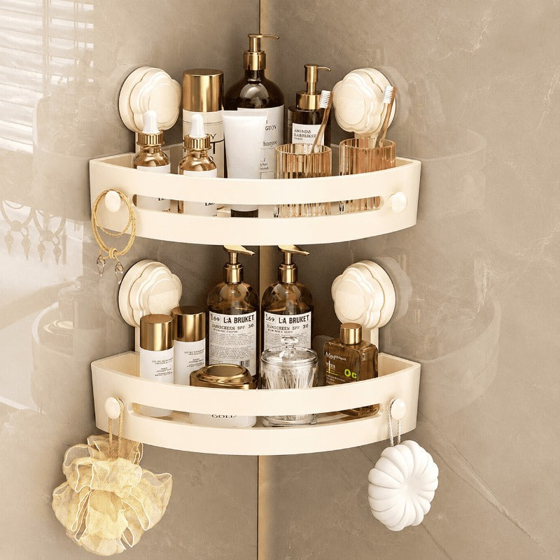 Strong Suction Bathroom Corner Shelf