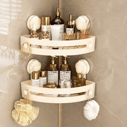 Strong Suction Bathroom Corner Shelf