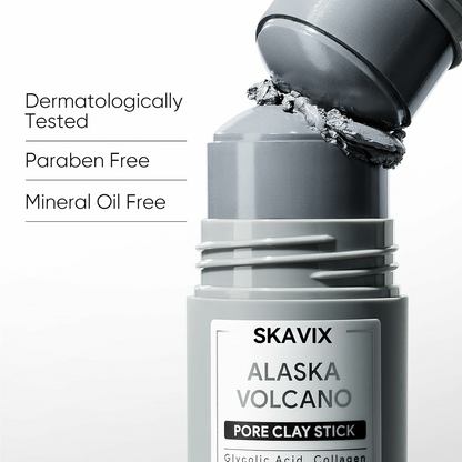Alaska Volcano Pore Clay Stick