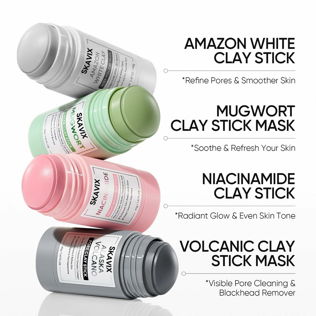 Alaska Volcano Pore Clay Stick