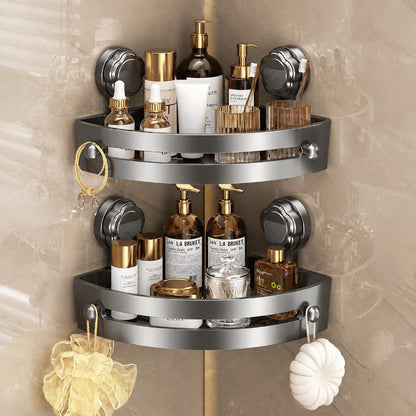 Strong Suction Bathroom Corner Shelf