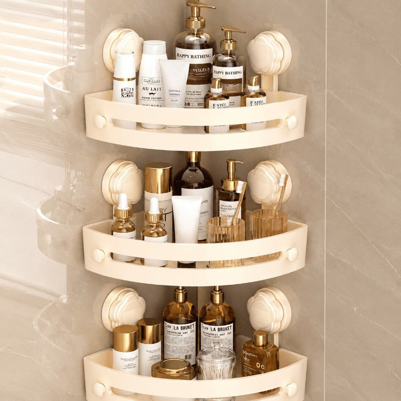 Strong Suction Bathroom Corner Shelf