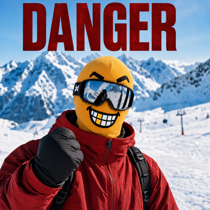 Funny Ski Mask + Free Ski Goggles = A Complete Ski Look