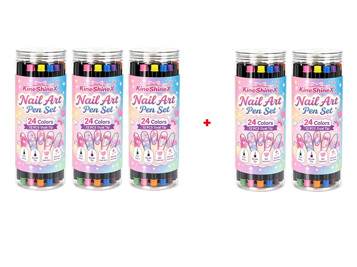 💅 LIMITED‑TIME 50% OFF! 💥 24 Colors Dual Ended Nail Art Pens Set – Creative, Salon‑Quality, Easy DIY ✨